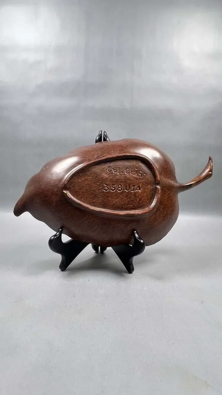 Vintage California Originals Leaf Shaped Decorative Dish 358 USA